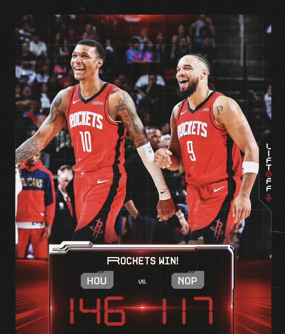 火箭险胜魔术,保罗扛起全队 火箭险胜魔术,保罗扛起全队